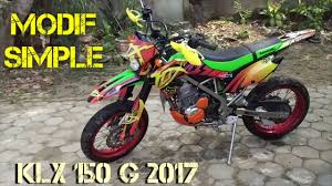 Klx 150 bf modif supermoto mulus jakarta timur 27 50 juta motor. Modifikasi Motor Klx 150 G Arena Modifikasi