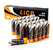 LiCB Alkaline AA Batteries (24 Pack), 1.5 Volts Long-Lasting Double A  Battery