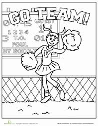Download and print amazing cheerleader coloring pages for free. Cheerleading S Worksheet Education Com