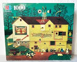 MILTON BRADLEY CHARLES WYSOCKI 1000 PIECE PUZZLES