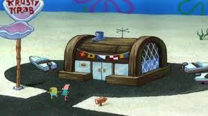 For those of you who don't watch the series, spongebob works at the krusty krab, which is the more superior restaurant to the chum bucket. Krusty Krab Encyclopedia Spongebobia Fandom