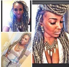 My Grey Sliver Faux Locs Done Done Me Beautiful Gray Hair Hair Styles Try On Hairstyles