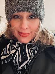 Bundled up for Miss Ginny's evening walk…Waiting for Spring!!!!