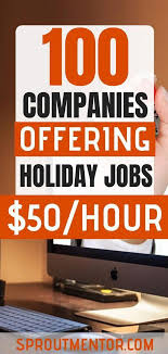 100 Work From Home Companies That Are Always Hiring For Remote Jobs And Other Online Jobs Opportuniti Holiday Jobs Work From Home Jobs Work From Home Companies