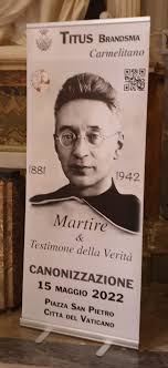 RoolUp Titus Brandsma Canonizzazione – La Madonna del Carmine