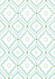 Bungalow Wallpaper In Aqua Print Patterns Geometric Pattern Pattern Wallpaper