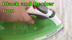 Black And Decker Classic Iron Not Heating Up How To Use Black And Decker Iron Review Youtube