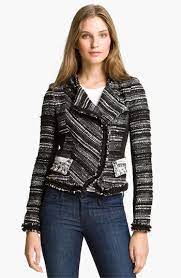 Mcginn Madeline Asymmetrical Tweed Jacket Nordstrom Tweed Jacket Jackets Tweed Blazer