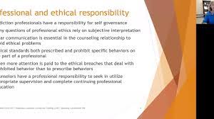 Ethics Addiction Counselor Exam Review - Youtube