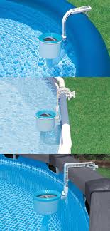 Pool Skimmer Systems And Baskets 181069 Intex Deluxe Wall Mount Surface Skimmer 28000e Buy It Now Only 24 95 On Ebay Pool Pool Skimmer Intex