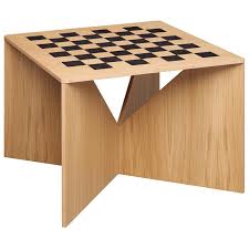 E15 Selected Calvert Chess Coffee Table By Ferdinand Kramer In 2020 Oak Coffee Table Chess Board Chess Table