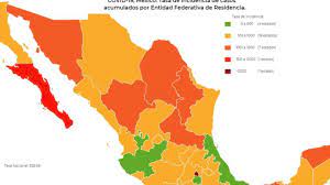 17:13 | 02/08/2021 | cancún, quintana roo. Mapa Muertes Y Casos De Coronavirus En Mexico Por Estados Hoy 25 De Noviembre As Mexico