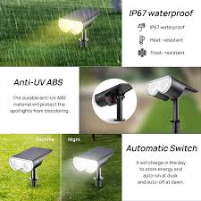 16 Led Rgbw Dusk To Dawn Solar Outdoor Lights Waterproof 2 Pack Linkind Smart Home Security System Professional Led Lights