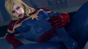 Marvel Captain Marvel Blonde Hair 3d - Lewd.ninja
