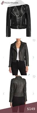 Walter Baker Liz Leather Jacket Olive Leather Jacket Jackets Walter Baker