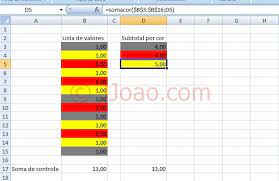 Contar células coloridas pela formatação condicional#60644. Soma Por Cor No Excel Www Jjoao Com