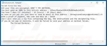 The cursed font generator gives you the capability to paste the content in the text box and convert it into cursed font by just pushing the generate option. How To Remove The Cursed Murderer Ransomware Virus Removal Steps Updated