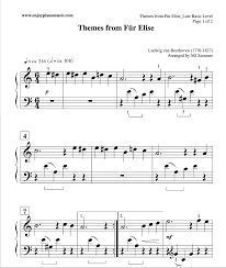 Für elise | easy piano sheet music. Easy Fur Elise Sheet Music For Kids Or Beginners Sheet Music Fur Elise Sheet Music Music For Kids