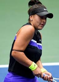 Bianca andreescu of canada celebrates victory against belinda bencic of switzerland during the u.s. Darren Rovell On Twitter I Ve Seen A Lot Of Claims Of Performance Enhancing Substances And Superstitious Charms I Ve Never Seen A Spiral Hair Tie Which Is What Bianca Andreescu Wears On Her