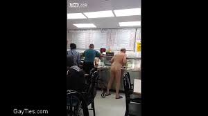 Bare Males Caught in Public Spycam