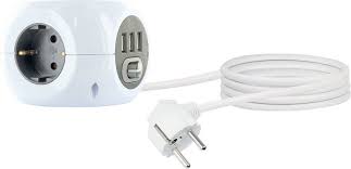 Bei idealo.de günstige preise für 3 fach aufputz steckdose vergleichen. Schwaiger Steckdosenwurfel 3 Fach Schuko 3x Usb Anschluss Mehrfachsteckdose Online Kaufen Otto
