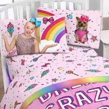 Jojo siwa come see me on tour!!! Nickelodeon Jojo Siwa Girls Twin Bedding Sheet Set Jojo Siwa Kids Kids Furniture Decor Storage Kids Furniture Decor Storage