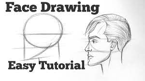 How To Draw A Side Face View Male Easy With Basics For Beginners Face Sketch Drawing Tutorial Easy Youtube Anime boy drawing cute face drawings easy side view full body. how to draw a side face view male easy with basics for beginners face sketch drawing tutorial easy