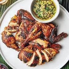 Grilled Butterflied Chicken With Lemongrass Sauce Recipe Grilled Chicken Recipes Summer Vegetable Recipes Recipes