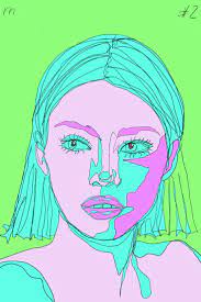 Nft Digital Art On The Ethereum Blockchain Minimalist Girlfriend 2 In 2021 Drawings Daily Drawing How To Draw Hands