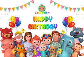 Happy Birthday Activities For Kids Cocomelon Family Tema Photo Backdrops Custom Children S Etsy In 2020 Baby Birthday Invitations Baby Boy 1st Birthday Party Kids Themed Birthday Parties