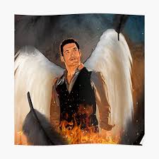 Lucifer morningstar in lucifer, staffel 4 episode 10. Poster Lucifer Morningstar Redbubble