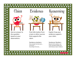 claim evidence reasoning cer poster claim evidence