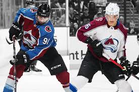 Retired numbers 19 joe sakic 21 peter forsberg 23. Icethetics Com Avalanche Announce Anniversary Logo Uniform Changes