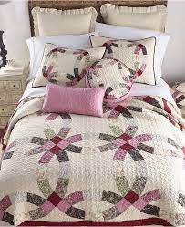 American Heritage Textiles Deidre Wedding Ring 3 Piece Cotton Quilt Set Full Queen Bedding Decoracion De La Habitacion Colchas Para Cama Camas