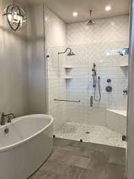 80 Awesome Farmhouse Tile Shower Decor Ideas 30 Bathrooms Remodel Bathroom Remodel Master Small Bathroom