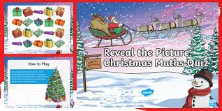 What holidays are considered part of the winter holiday season in the us? Reveal The Picture Maths Christmas Quiz Powerpoint