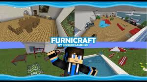 You can place furniture wherever you want, but some of it can be accidentally moved by the character when you step on it. Furnicraft Mod Addon Minecraft Pe Bedrock Addons Minecraft Pe Bedrock Mods