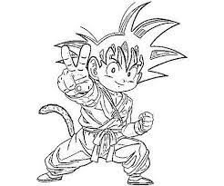 Dibujos De Goku Para Colorear Dibujo De Goku Dibujos Goku