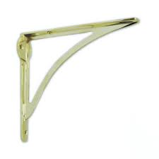 Vintage 4 piece 1/2 x 1 5/8 solid brass l bracket 16 brass screws usa new. Shelf Brackets Cast Iron And Brass Decorative Shelf Brackets And Cistern Brackets