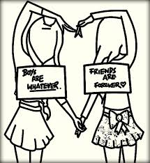 Best Friend Quotes Coloring Pages Boy Are Whatever Vs Best Friends Forever Cute Easy Drawings Drawings Of Friends Best Friend Drawings