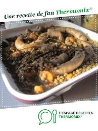 Saucisses Chipolatas Aux Lentilles Vertes Tout Dans Le Bol Simplissime Recette Plat Principal Cuisiner Avec Thermomix Recette Saucisse Lentille