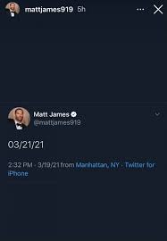 Matt James Gets Cryptic On Twitter After Purging His Instagram Account