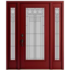 Staining a fiberglass door can be accomplished either hanging on the frame, attached to each other and vertical (multiple doors) or on saw horses. Fiberglass Entrance Systems Doorsmith Proud Canadian Manufacturer