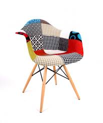 ✅ fabrikpreise ⚡ sofortiger versand. Design Stuhl Patchwork Gepolstert