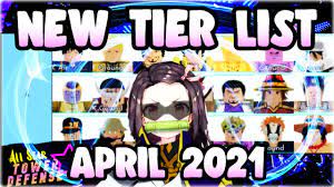 All star tower defense tier list may 2021. New All Star Tower Defense Tier List April 2021 Update Youtube
