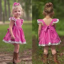 Toddler Baby Girls Kids Lace Sundress Princess Party Beach Wedding Casual Dress Kids Summer Dresses Dresses Kids Girl Girls Dresses Summer