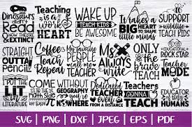Download Teacher Bundle Svg Teacher Life Svg Cut Files 639670 Cut Files Design Bundles