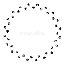 Black And White Paw Print Border Paw Prints Border Cute Pets Dogs And Cats Paw Prints Border Ad Border Cute Paw Prints Cats Ad Paw Print Cat Paw Print Paw
