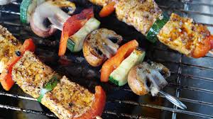 Bbq Brochettes Legumes Healthy Grilling Healthy Grilling Recipes Veggie Kebabs