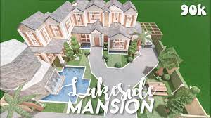 Lakeside Mansion Bloxburg Speedbuild Youtube Cheap modern family house (58k) bloxburg build. lakeside mansion bloxburg speedbuild